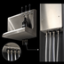 Thumbnail image #4 for Perlick 4076DN3 Modular Wall-Mount Glycol-Cooled Beer Dispensing Tower, 3 Faucets, Bottom Exit, Stainless Steel