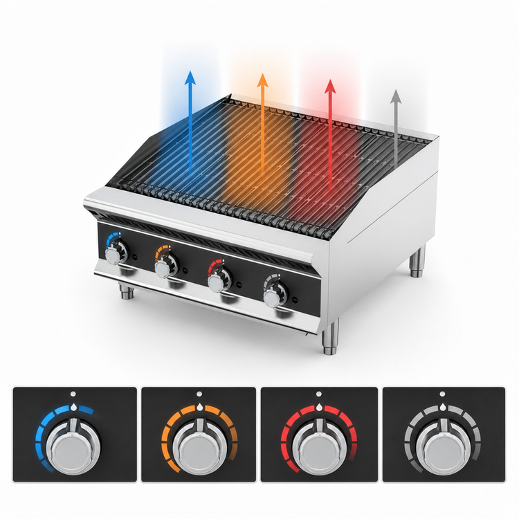 Product image #4 for Vollrath 48-Inch Countertop Medium-Duty Radiant Gas Charbroiler