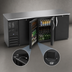 Thumbnail image #4 for Beverage-Air BB78HC-B 78-Inch Three-Section Solid-Door Back Bar Cooler with Self-Contained R290 Cooling