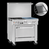 Thumbnail image #4 for Southbend Ultimate 36-Inch Commercial Gas Restaurant Range with 4 Open Burners, 12-Inch Griddle and Cabinet Base