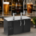 Thumbnail image #4 for Beverage-Air 58-Inch Direct Draw Beer Dispenser with Solid Doors, Dual Towers, and 3-Keg Capacity