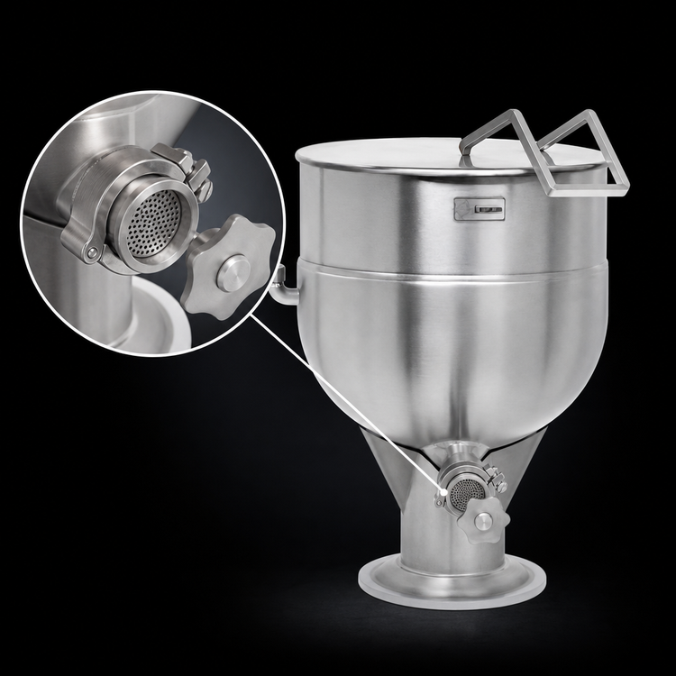 Product image #4 for Legion LP-30 30-Gallon 2/3 Jacketed Stationary Direct Steam Kettle