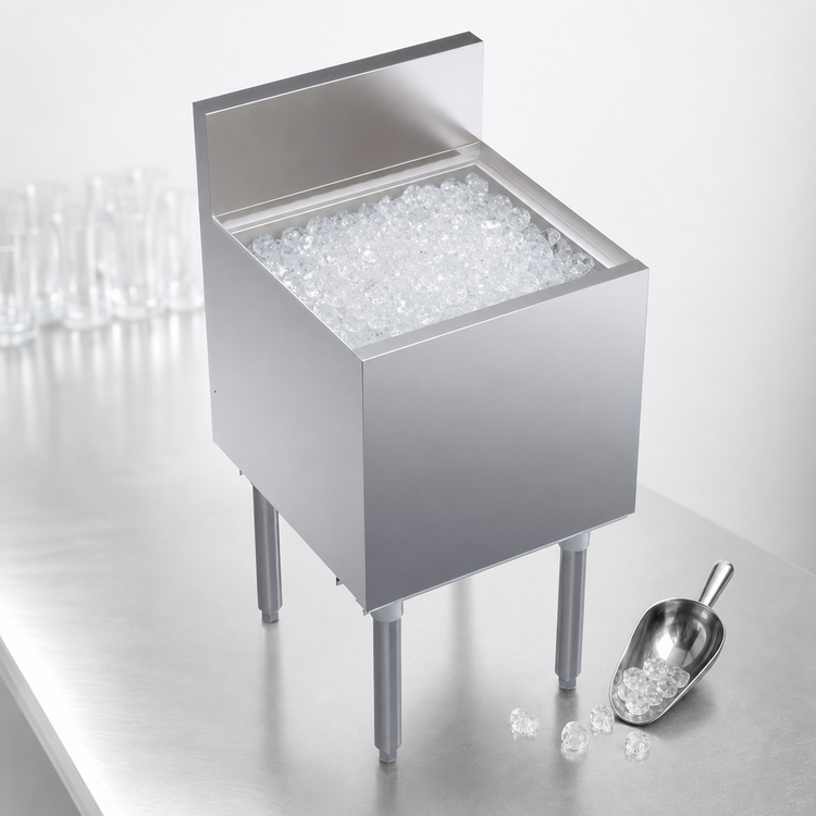 Product image #4 for Krowne Royal Series Stainless Steel Underbar Ice Bin/Cocktail Unit, 18-Inch Wide, 73-Lb Capacity