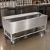 Thumbnail image #5 for 36 x 24 x 29-1/2-Inch Mobile Stainless Steel Bar Ice Chest with 5-Inch Locking Casters