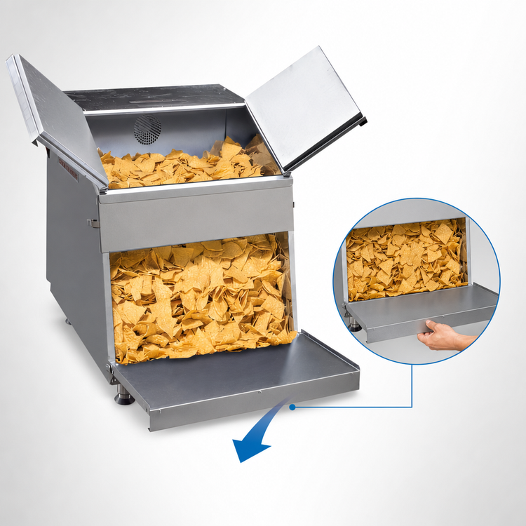 Product image #4 for Castle 26-Gallon Top-Loading Nacho and Tortilla Chip Warmer Cabinet, 120V