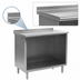 Thumbnail image #4 for Spec-Master 96 Inch x 30 Inch Underbar Work Table with Open Front Cabinet Base
