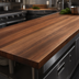 Thumbnail image #4 for Boos Block American Black Walnut Edge Grain Kitchen Countertop, 144 x 42 x 2-1/4 Inches, Flat