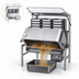 Thumbnail image #4 for Legion Skittle Commercial Gas Multi-Function Cooker with 10° Tilt, 10.6-Gallon Kettle, 34,000 BTU