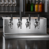 Thumbnail image #4 for Perlick 13-Inch 4-Faucet Space Saver Underbar Glycol-Cooled Draft Beer Dispenser with Bottom Lead