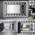 Thumbnail image #4 for Summit Commercial 0.9 Cu. Ft. Built-In Light Duty Microwave Oven, 900W, Mirror Finish
