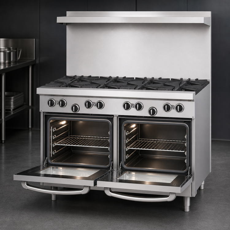 Product image #4 for Garland US Range U-Series 48-Inch Gas Restaurant Range with 48-Inch Griddle and 2 Space-Saver Ovens