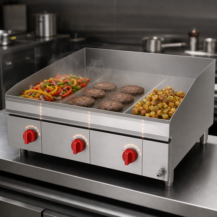 Product image #5 for Lang LG Series 60-Inch Electric Countertop Heavy Duty Griddle with 1-Inch Chrome Plate