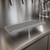 Thumbnail image #4 for Glastender Surface Mount Stainless Steel Drain Pan, 20 x 8 Inches