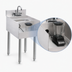 Thumbnail image #4 for Advance Tabco Special Value Series 18-Inch Freestanding Underbar Blender Station with Dump Sink and Splash Mount Faucet
