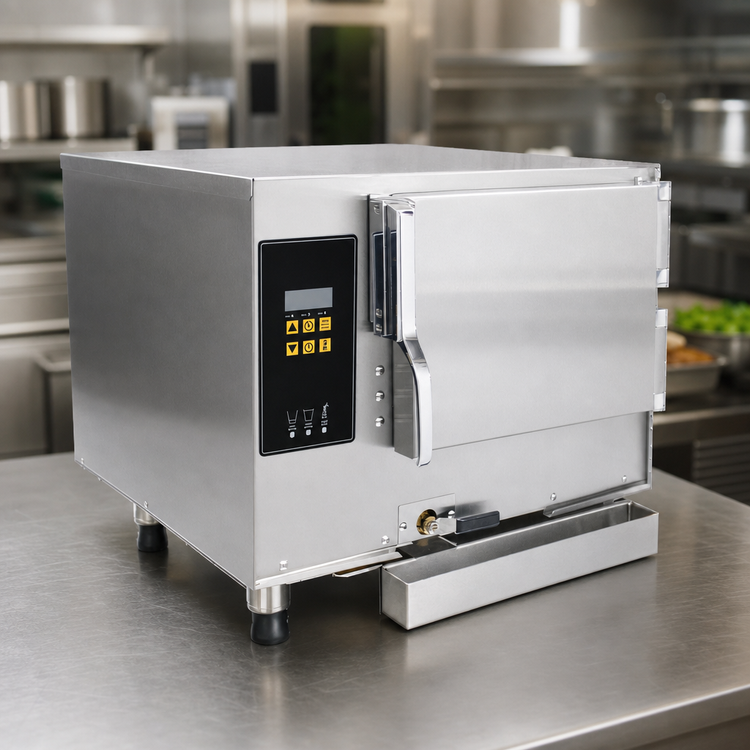 Product image #4 for AccuTemp Evolution Connected Boilerless Countertop Convection Steamer, 3-Pan, Electric, 12 kW, 440V