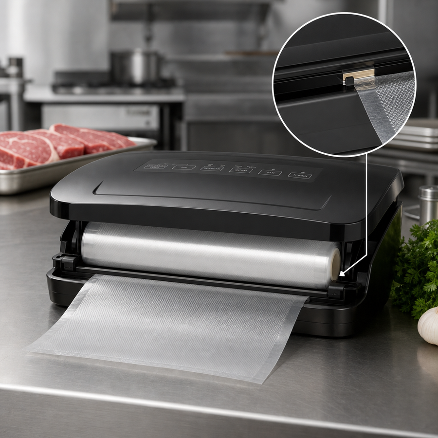Integrated Bag Cutter