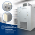 Thumbnail image #4 for Arctic Industries Indoor Walk-In Freezer with Floor and Self-Contained Top-Mount Refrigeration