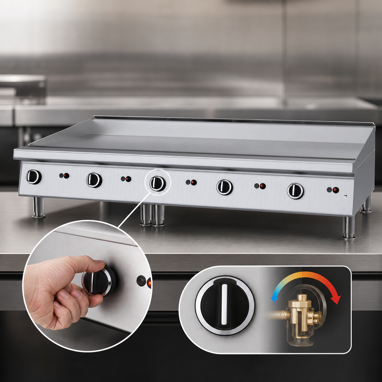 Product image #4 for Garland Signature 60-Inch Heavy-Duty Countertop Gas Griddle with Manual Hi-Lo Controls