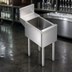 Thumbnail image #4 for Top Shelf TSD Series Insulated Underbar Bottle Storage Bin, 6 in. W x 24 in. D, Stainless Steel