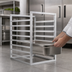 Thumbnail image #4 for Channel Manufacturing Reach-In Bun Pan / Steam Table Pan Rack, End Load Aluminum, 7-Pan Capacity