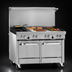 Thumbnail image #4 for Southbend S-Series 48-Inch Gas Restaurant Range with 2 Open Burners, 36-Inch Griddle, Convection Oven and Cabinet Base