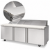 Thumbnail image #4 for Delfield Mega Top Three-Section Sandwich/Salad Prep Table Refrigerator, 72 Inch W, 30-Pan