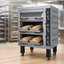 Thumbnail image #4 for BakeMax Double Pan Wide 2-Deck Electric Artisan Stone Deck Oven, 4 Full-Size Pan Capacity