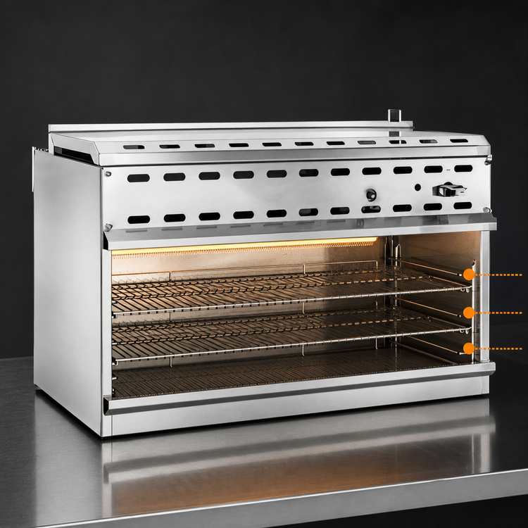 Product image #4 for Wolf 48-Inch Wall-Mounted Gas Infrared Cheesemelter, 40,000 BTU