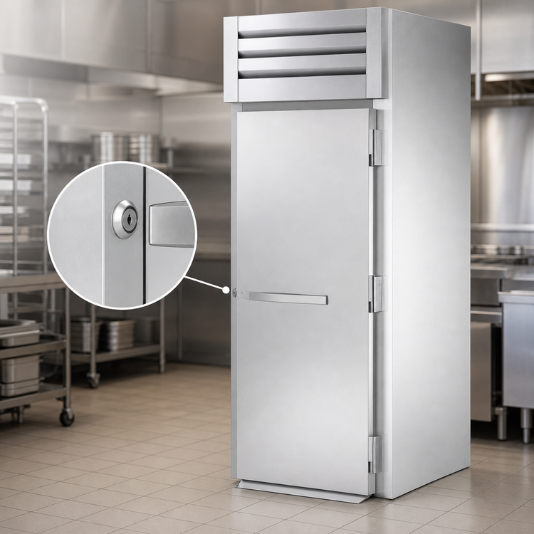 Product image #4 for True SPEC SERIES One-Section Roll-In Freezer with Stainless Steel Door and Lock