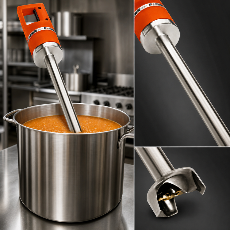 Product image #4 for Master MX91 Single-Speed Immersion Blender with 16-Inch Stainless Steel Shaft, 230V