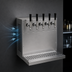 Thumbnail image #4 for Glastender WT-5-SS Wall Mount Air-Cooled Draft Dispensing Tower with 5 Stainless Steel Faucets