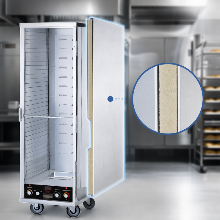 Product image #4 for Dinex Full Size Heated Proofer Cabinet, 34 Tray Capacity, Aluminum