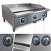 Thumbnail image #4 for Comstock-Castle CS-36EG-C 36-Inch Countertop Electric Griddle with Chrome-Coated Griddle Plate