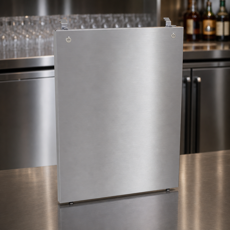 Product image #4 for Glastender 24-Inch Stainless Steel Locking Cover for BLD-24-S Underbar Unit