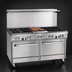 Thumbnail image #4 for Southbend Ultimate 60-Inch Gas Restaurant Range with 6 Star/Sauté Burners, 24-Inch Charbroiler, Standard Oven and Cabinet Base