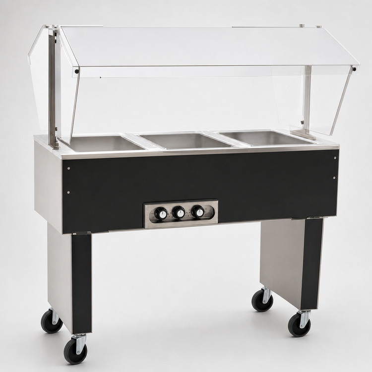 Product image #4 for Eagle Service Mate Deluxe Portable Buffet Hot Food Table, 2-Well, 33-Inch, 208V