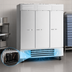 Thumbnail image #4 for Beverage-Air Vista® 3-Section Bottom-Mount Reach-In Freezer with Solid Doors, 75
