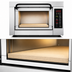 Thumbnail image #4 for PizzaMaster 1-Chamber Countertop Electric Pizza Oven with Digital Controls and 21.1-Inch Stone Deck