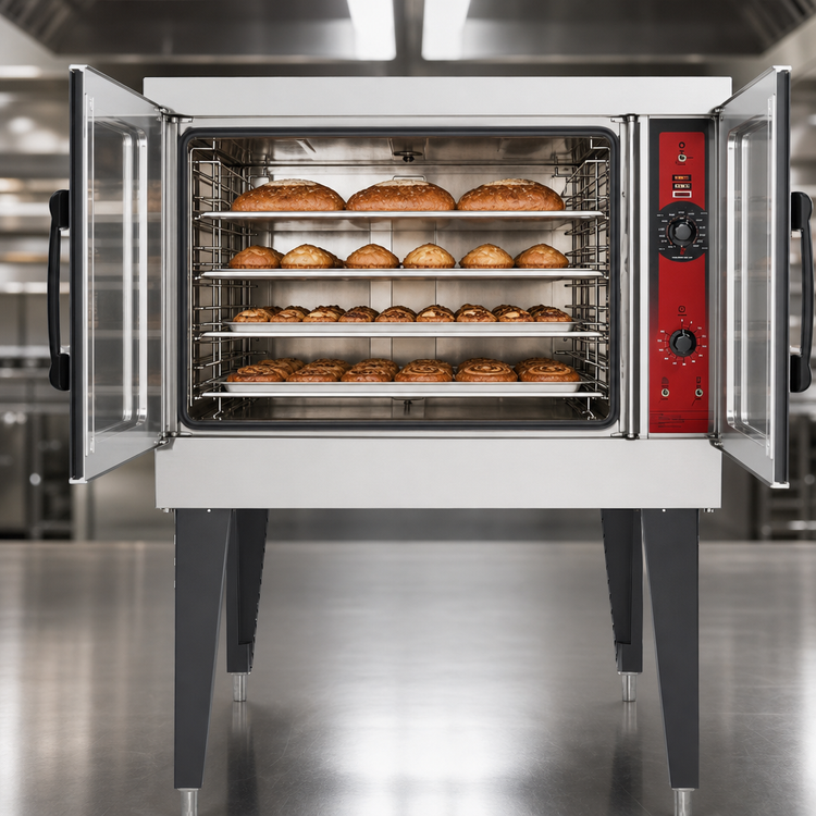 Product image #5 for Vulcan VC6ED Single-Deck Bakery-Depth Electric Convection Oven with Solid State Controls
