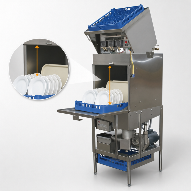 Product image #4 for American Dish Service AWS-H Door-Type Low Temperature Commercial Dishwasher