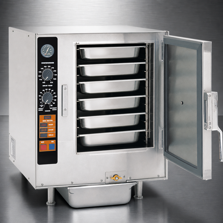 Product image #4 for Groen Intek XS-240-8-3 6-Pan Boilerless Connectionless Electric Countertop Convection Steamer