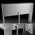 Thumbnail image #4 for Glastender 15-Inch Single Stainless Steel Speed Rail Locking Cover