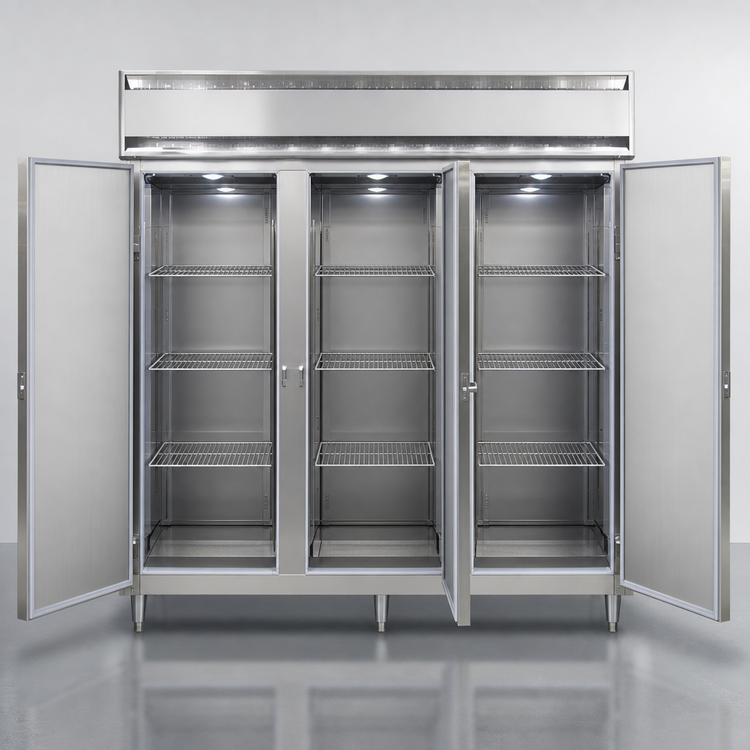 Product image #4 for Continental Refrigerator DL3WE-PT Designer Line 3-Section Extra Wide Pass-Thru Heated Holding Cabinet