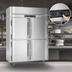 Thumbnail image #5 for Victory UltraSpec Extra-Wide Dual Temp Reach-In Warmer/Refrigerator Holding Cabinet, 2-Section, 4 Half-Height Doors