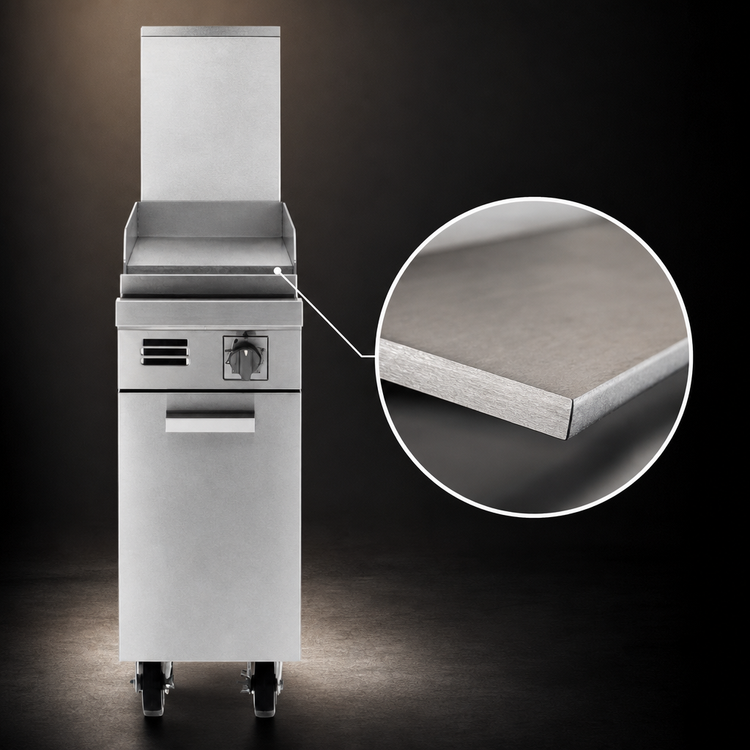 Product image #4 for Garland Master Series M12S-8 12-Inch Gas Add-A-Unit Griddle with Thermostatic Control and Storage Base