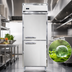 Thumbnail image #4 for Continental Refrigerator Designer Line D1FENSAHD One-Section Wide Reach-In Freezer with Half-Height Solid Doors