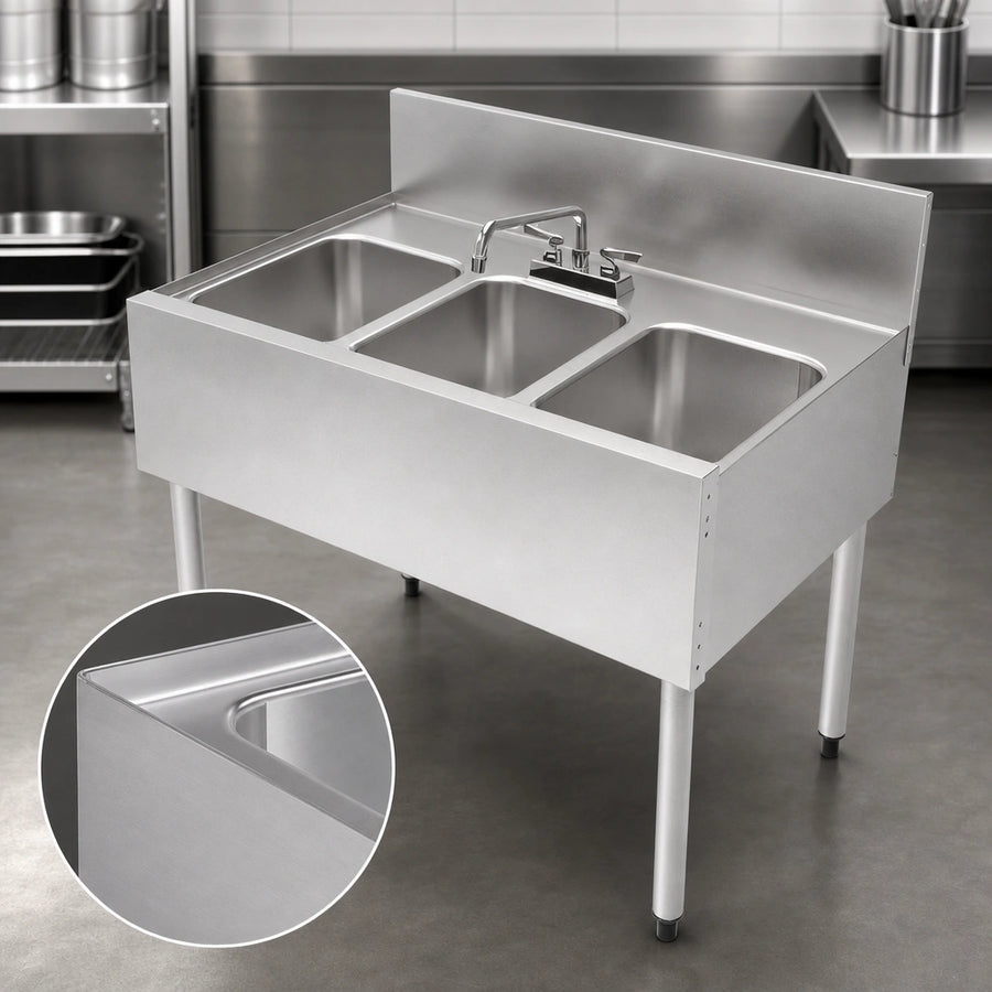 18-Gauge Stainless Steel Compartments