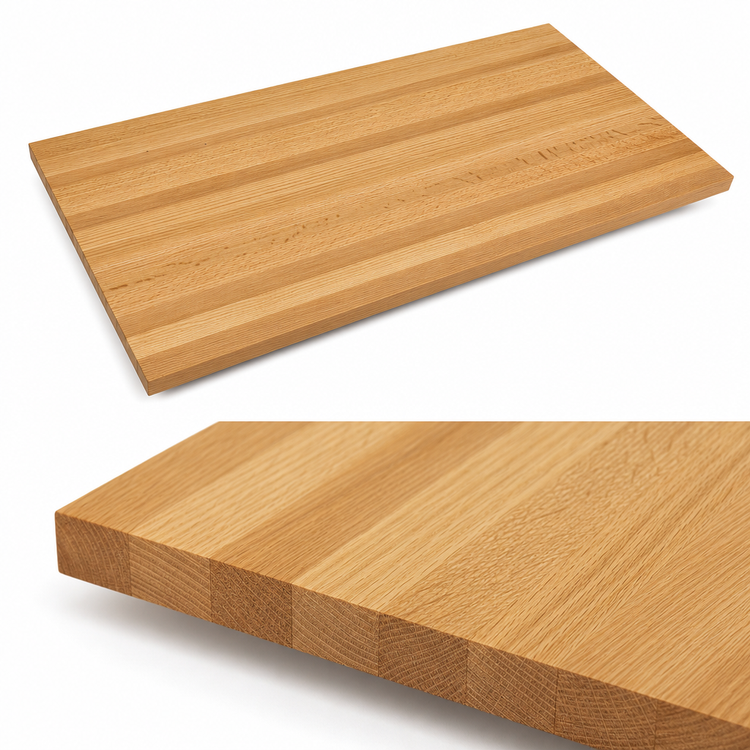 Product image #4 for Appalachian Red Oak Edge Grain Island Countertop, 132" W x 42" D x 1-1/2" Thick, Varnique Finish