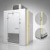 Thumbnail image #4 for 6' x 12' Indoor Floorless Walk-In Cooler with Self-Contained Top-Mount Refrigeration