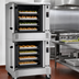 Thumbnail image #4 for Southbend Platinum Full-Size Standard-Depth Double-Deck Gas Convection Oven, Touchscreen Controls, Independent Doors